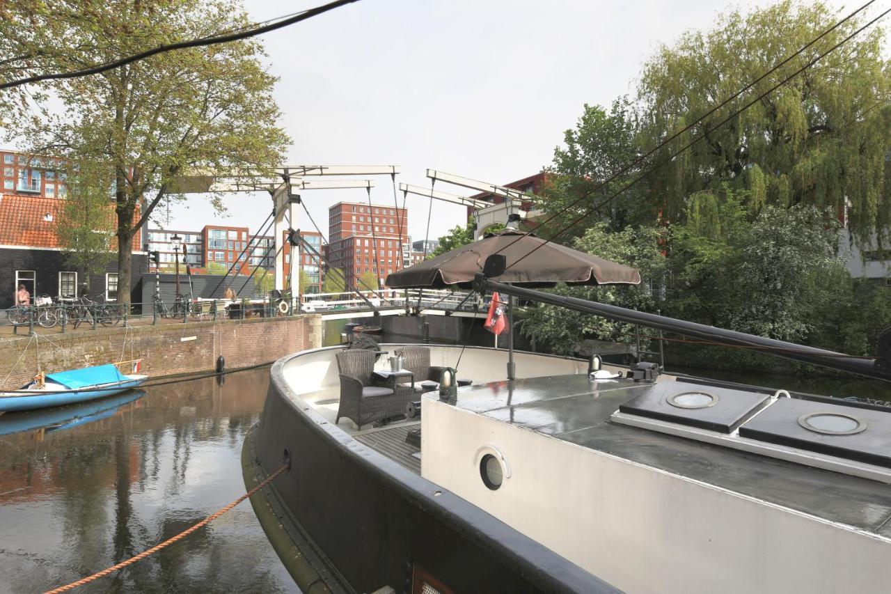 Houseboat Volle Maan Bed and Breakfast Amsterdam Exteriör bild